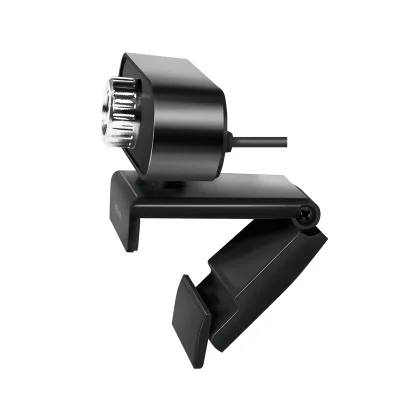 CAMERA WEB LOGILINK senzor. 1080p Full-HD cu rezolutie video 1920x1080; inclinare 30grade, rotatie 180grade, microfon, cablu 1.45m, "UA0371" (timbru verde 0.18 lei)
