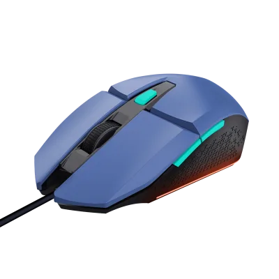 Mouse Gaming Trust GXT109B FELOX, 6400 DPI, Albastru