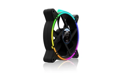 Ventilator Zalman "RFD120A", 120mm, 1500 RPM, hydraulic bearing, 34.34 cfm, 3-pin adresabil, negru, "ZM-RFD120A" (timbru verde 0.18lei)
