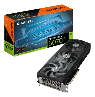 VGA PCIE16 RTX5070TI 16GB/GV-N507TEAGLE OC-16GD GIGABYTE "GV-N507TEAGLE OC-16GD 1.0"