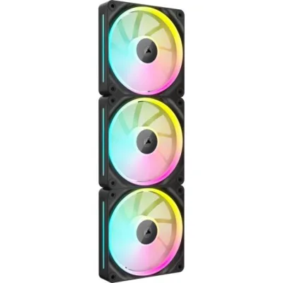 Ventilator Carcasa CORSAIR iCUE LINK LX120 RGB, 12 cm, 2400 RPM, 3 ventilatoare, RGB