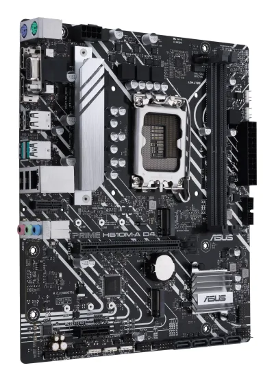 PLACA de BAZA Asus "PRIME H610M-A D4-CSM", skt LGA 1700, mATX, Intel H610, 2 x DDR4, max. 64 GB, 4 x SATA, 2 x M.2, 7.1, "PRIME H610M-A D4-CSM"