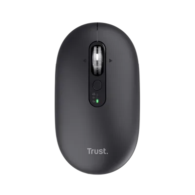 Mouse Wireless Trust Seron Slim Multi, 3200 dpi, Negru