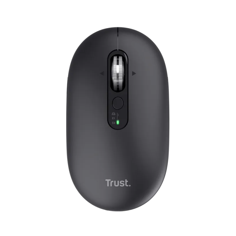 Mouse Wireless Trust Seron Slim Multi, 3200 dpi, Negru