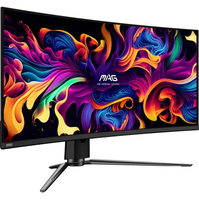 Monitor Consumer MSI MAG 341CQP QD-OLED, 34", 3440 x 1440 pixeli, Black, 3 ani Garantie