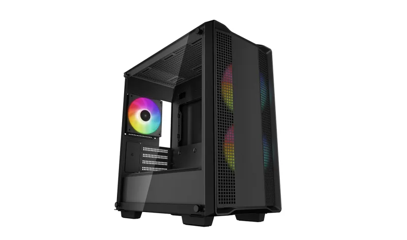 CARCASE DeepCool "CC360 ARGB" Middle Tower mATX, USB3.0xxxx1, USB2.0xxxx1, Audioxxxx1, negru, "R-CC360-BKAPM3-G-1" (timbru verde 0.24 lei)