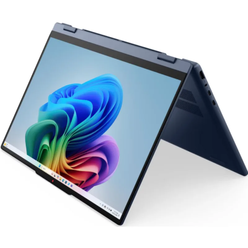 Laptop Lenovo IdeaPad 5 2-in-1 15IPH11, 15.3" 2.5K WQXGA (2560x1600) OLED 1100nits (peak) / 500nits (typical) Glossy, 100% DCI-P3, 165Hz, TÜV Low Blue Light, DisplayHDR™ True Black 1000, Glass, Touch, Intel Core™ Ultra 7 355, 8C (4P + 4LPE) / 8T, Max