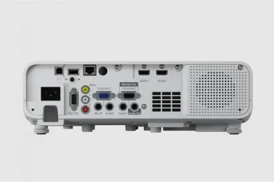 Proiector EPSON EB-L260F, 3LCD, RGB, 4600 lumeni, FHD 1080p, 16:9, Cpontrast:2.500.000:1, lampa 20.000 ore/ 30.000 ore Eco mode, dimensiune imagine: 31"-310", Interfata: USB 2.0-A, USB 2.0, RS-232C, Ethernet interface (100 Base-TX / 10 Base-T), Wi-Fi