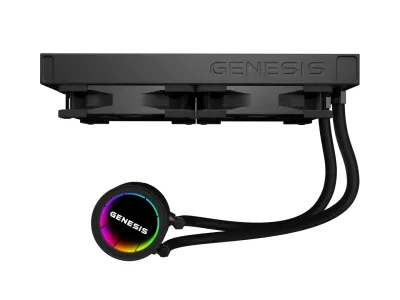 Cooler Procesor GENESIS HYDRIA 240 ARGB, Aer, 2 ventilatoare, aRGB