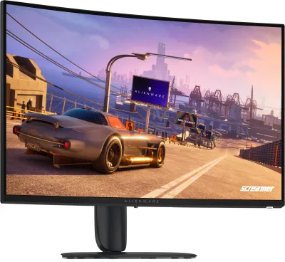 Alienware 32 240Hz Gaming Monitor - AW3226DM 31.5" QHD 2560x1440 240Hz, AMD FreeSync, 95% DCI-P3 (CIE 1976), 93 PPI, 16:9, AG, 450cd/m2, 3000:1, 1.07 Billion Colors, 178/178, 1/2/4ms GTG, DP, HDMI, USB, Height, Tilt"AW3226DM-05" (timbru verde 7 lei)