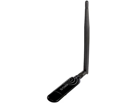 ADAPTOR RETEA D-LINK, extern wireless 2.4 GHz, USB 2.0, antena 5dB detasabila, port, 300 Mbps, "DWA-137" (timbru verde 0.18 lei)
