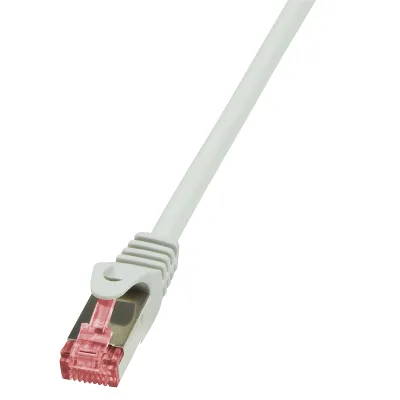 PATCH CORD S/FTP LOGILINK Cat6, LSZH, cupru, 2 m, gri, AWG27, dublu ecranat "CQ2052S" (timbru verde 0.08 lei)