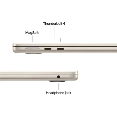 MacBook Air 13.6" Retina/Apple M5 (CPU 10-core, GPU 8-core, NeuralEngine16-core)/16GB/512GB - Starlight - US English KB (No Adapter) - 2026 (Cto from MDHA4RO/A)