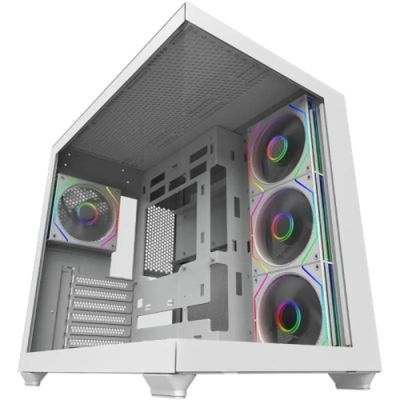 Carcasa AQIRYS Orcus, RGB, Mid Tower, White
