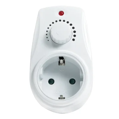 ADAPTOR LOGILINK, Schuko x 1, functie ajustare luminoasa, indicator led, IP20, 230 V/16 A, 50 Hz, 20-400 W pentru becuri luminoase, alb "PA0151" (include TV 0.18lei)