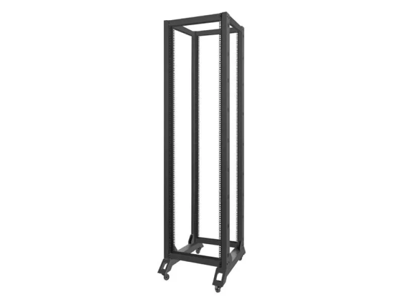 Rack deschis 19" 42U, 600x800, negru  V2
