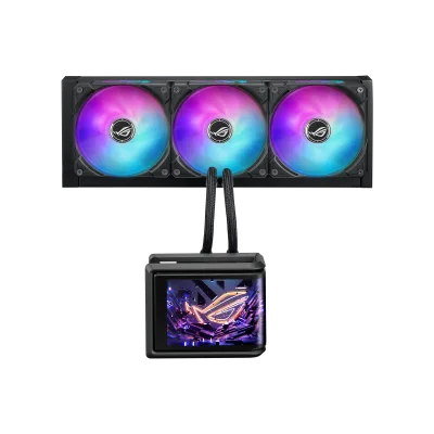Cooler Procesor ASUS ROG Ryuo IV SLC 360 ARGB, Lichid, 12 cm, 3 ventilatoare, aRGB