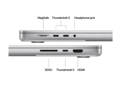 MacBook Pro 16.2"/Apple M5 Max (CPU 18-core, GPU 40-core, Neural Engine 16-core)/128GB/4TB - Silver - NANO TEXTURE DISPLAY - INT KB - 140W ADAPTER - 2026 (CTO from MGE94RO/A