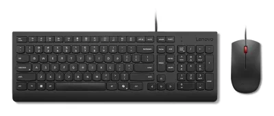 LENOVO Essential Wired Combo Keyboard & Mouse AI US English with Euro symbol 103P w/copilot button (US) "4X31R64439" (timbru verde 0.18 lei)