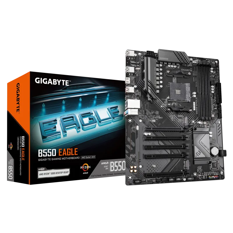 Placa de baza Gigabyte B550 EAGLE, Socket AM4, DDR4, ATX