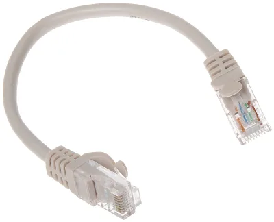 PATCH CORD UTP SPACER Cat6, cupru-aluminiu, 0.25 m, alb, AWG26, "SPPC-UTP-CAT6-0.25M" (timbru verde 0.08 lei)