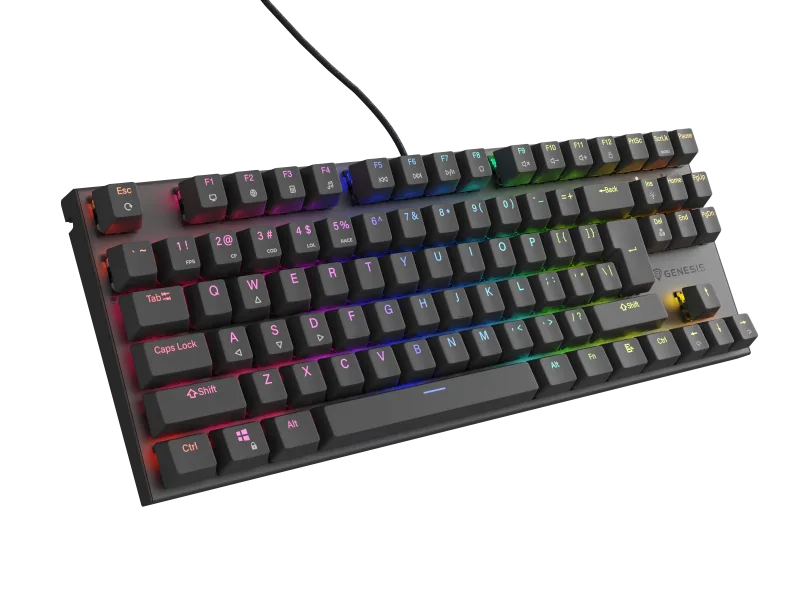 Tastatura Mecanica Gaming Genesis Thor 303 TKL, RGB, USB, negru