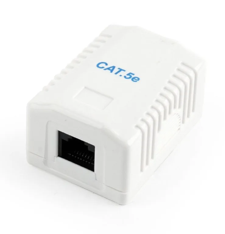 PRIZA RJ-45 aplicabila cu 1 iesire GEMBIRD pt. cablu UTP, Cat5e, Krone (LSA) | RJ-45 (M), plastic, 1 buc, "NCAC-1U5E-01"