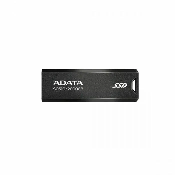 SSD extern ADATA SC610, 2 TB, USB 3.2 Gen 2, negru