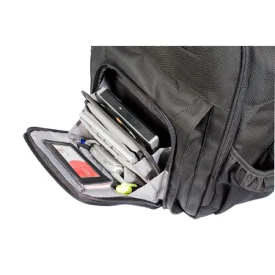 CUCT02BEU Corporate Traveller Backpack 15.4" Black 1680D Ballistic Nylon, "CUCT02BEU"