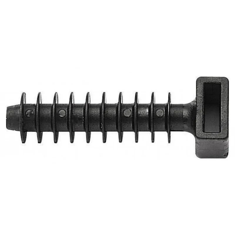 Diblu suport ancorare bride 10 x 37 black (100buc) - ELEMATIC, "5458"