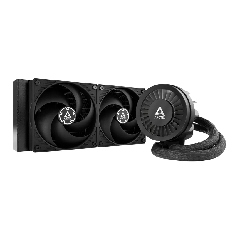 COOLER Arctic "Liquid Freezer III 240", racire lichid,skt. Intel LGA1700, AMD AM5/AM4,radiator aluminiu,pompa 2800rpm, fan 2x120mm,1800rpm,conector 4-pin PWM, negru "ACFRE00134A" (timbru verde 2 lei)