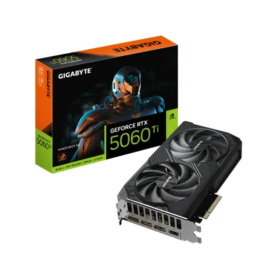 VGA GIGABYTE RTX 5060 TI WINDFORCE 8GB "GV-N506TWF2-8GD"
