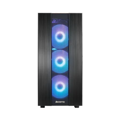 CARCASA Chieftec "HUNTER 2", Middle Tower,ATX fara sursa, sticla securizata,4xfan ARGB,USB 3.2 gen 1x1,USB Type-Cx1, ack 3.5mm,mesh pt. filtrare praf,HUB, fan ctr, "GS-02B-OP" (timbru verde 0.08 lei)