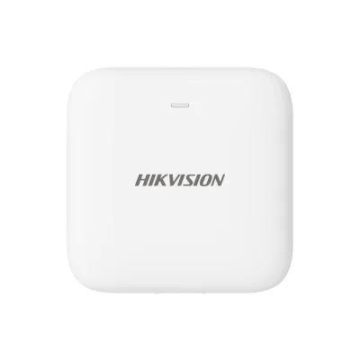 Detector de inundatie wireless AXPRO Hikvision DS-PDWL-E-WE, frecventa de operare: 868 MHz, transmisie: Tri-X Wireless, criptare: AES-128,. Distanta de comunicare: 1200 metri in camp deschis, SSI(Signal Strength Indication), complet configurabil la