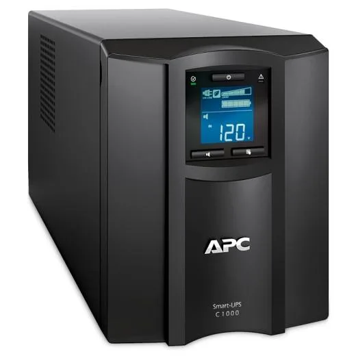 UPS APC Smart-UPS C 1000VA, 600W, LCD, Tower