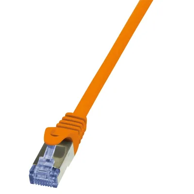 PATCH CORD S/FTP LOGILINK Cat6a, LSZH, cupru, 7.5 m, portocaliu, AWG26, dublu ecranat "CQ3088S" (timbru verde 0.8 lei)