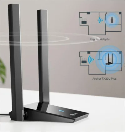 Adaptor wireless TP-Link Archer TX20U Plus, Dual Band