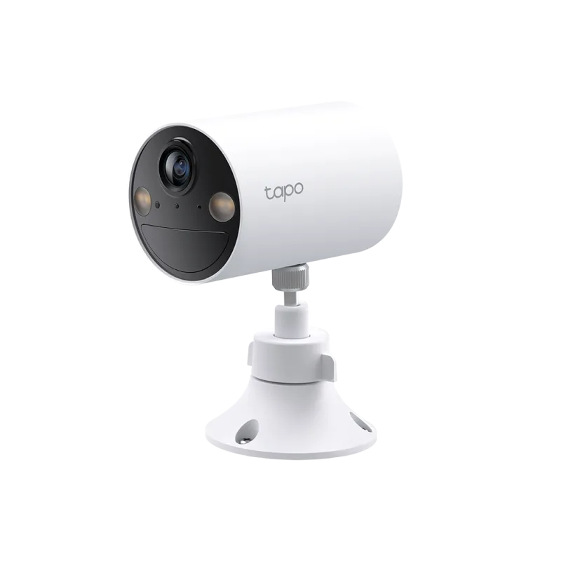 TP-LINK Tapo C410 Smart Wire-Free Indoor/Outdoor Security Camera, sENZOR: 1/2.8” CMOS, lUNGIME FOCALA: 3.17 mm, F1.65, uNGHI VIZUALIZARE: 125° (Diagonal), 111°(Horizontal), 56°(Vertical), IR: 9.1M, Port Micro SD, 1 x max 512GB, Rezolutie: 2K 3MP (2304 ×