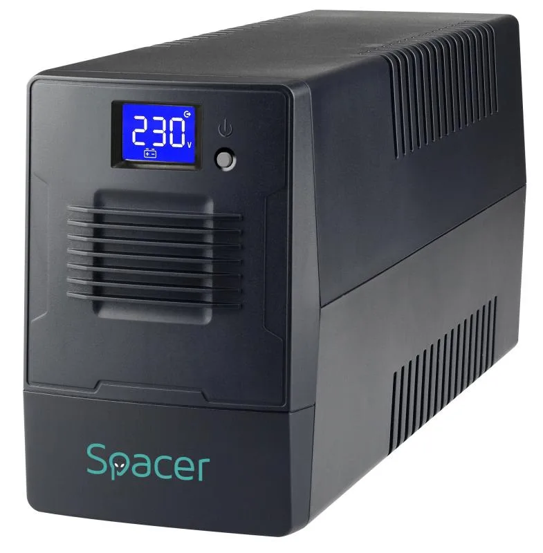 UPS SPACER SPUP-1500D-LIT01, 900W, LCD, USB, Compact
