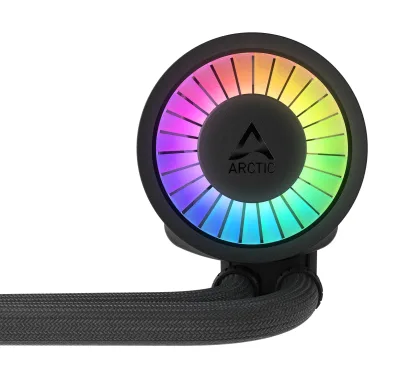 COOLER Arctic "Liquid Freezer III Pro 280 A-RGB", skt. LGA1851, LGA 1700, AM4, AM5, racire cu lichid, 2 x 140mm P14 Pro ARGB, 800 - 2800 RPM, ARGB, negru "ACFRE00183A" (timbru verde 2.00 lei)
