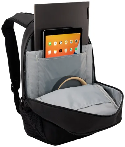 RUCSAC CASE LOGIC Jaunt, pt. notebook de max. 15.6", 2 compartimente, buzunar frontal, buzunar lateral x 2, waterproof,  volum 23 litri, poliester reciclat, negru"WMBP215BLACK" / 3204869