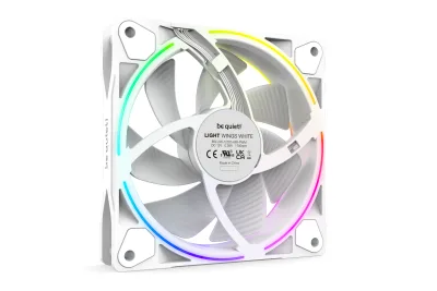 Set 3 ventilatoare be quiet! "LIGHT WINGS White"120mm 1700 rpm, Rifle bearing, 4-pin PWM, ARGB LED, "BL100" (timbru verde 0.54 lei)