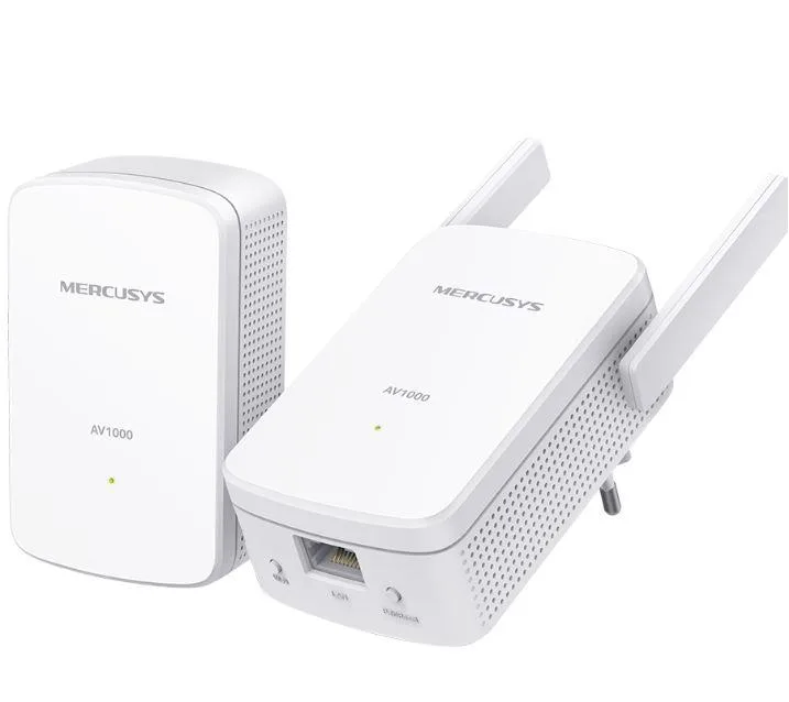 Access point MERCUSYS AV1000 Gigabit Powerline WiFi Kit, Gigabit, Single - Band