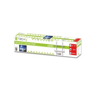 Techly Wandhalterung LCD TV LED 23"-55" Slim fixed weiß "ICA-PLB-162MW"