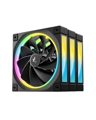 Ventilator Carcasa DEEPCOOL FL12R-3 IN 1, 12 cm, 2150 RPM, 3 ventilatoare, RGB