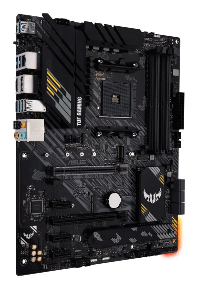 PLACA de BAZA Asus "TUF GAMING B550+", skt AM4, ATX, AMD B550, 4 x DDR4, max. 128 GB, 6 x SATA, 2 x M.2, 7.1, "TUF GAMING B550+"
