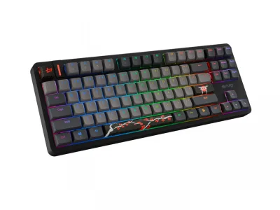 Tastatura Mecanica Gaming FURY Kanabo K6, USB, Negru si Gri