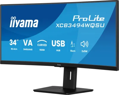 Monitoare LED iiyama XCB3494WQSU-B1 "XCB3494WQSU-B1" (timbru verde 7 lei)