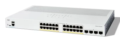 Switch Cisco Catalyst C1200-24P-4G, 24 porturi RJ-45, 4 porturi SFP, PoE+, 1U (Alb) "C1200-24P-4G" (timbru verde 2 lei)