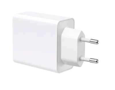 Lemontti Incarcator Retea GaN Fast Charge 45W 1 x PD Type-C + 1 x USB-A Quick Charge 3.0 Alb